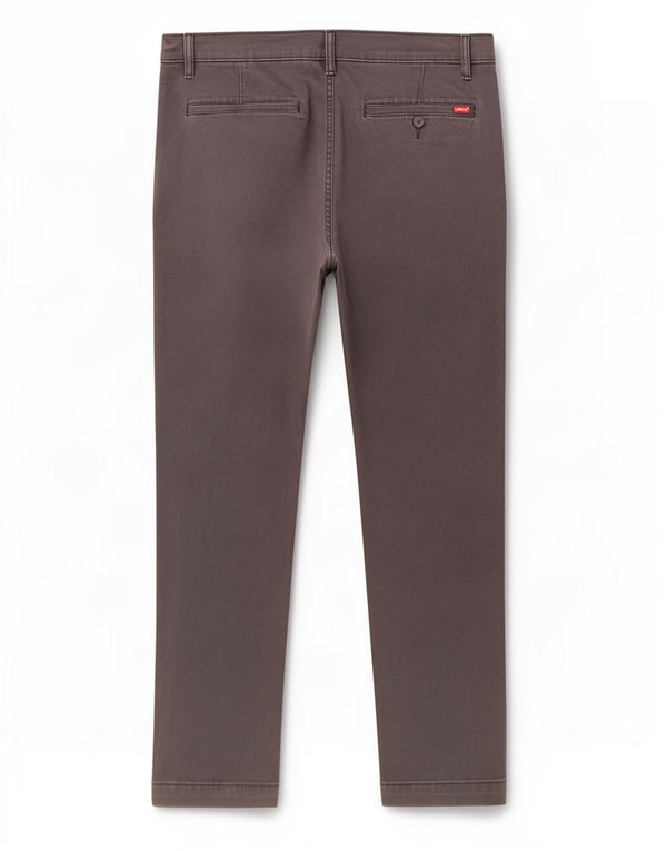 Levi's Mens Tapered Slim Fit Chino Trousers W36 L29 Grey Cotton