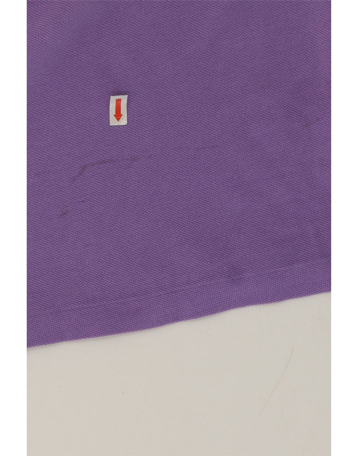Lacoste Mens Polo Shirt Size 5 Large Purple Cotton