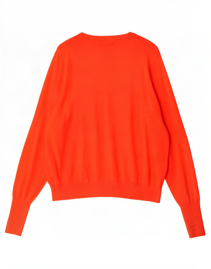 Marks & Spencer Womens Cardigan Sweater UK 18 XL Orange