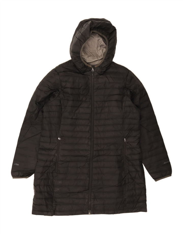 EDDIE BAUER Womens Hooded Padded Coat UK 18 XL Black Polyester Vintage Eddie Bauer and Second-Hand Eddie Bauer from Messina Hembry 