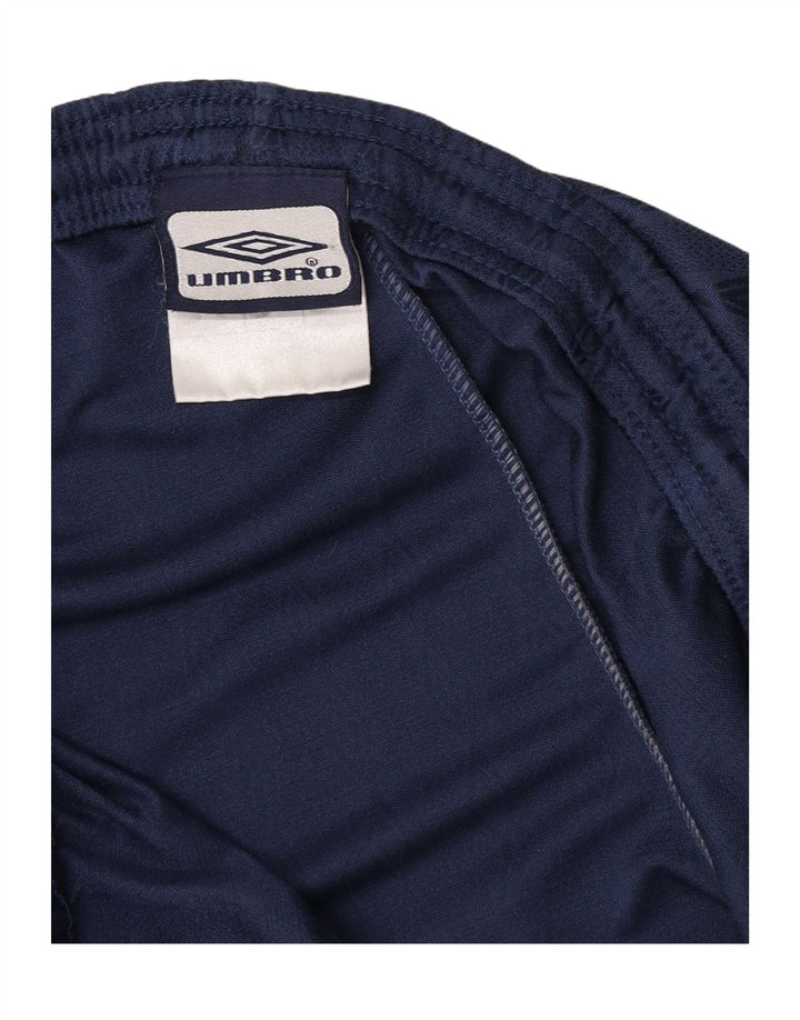 Umbro Mens Graphic Sport Shorts XL  Navy Blue Polyester