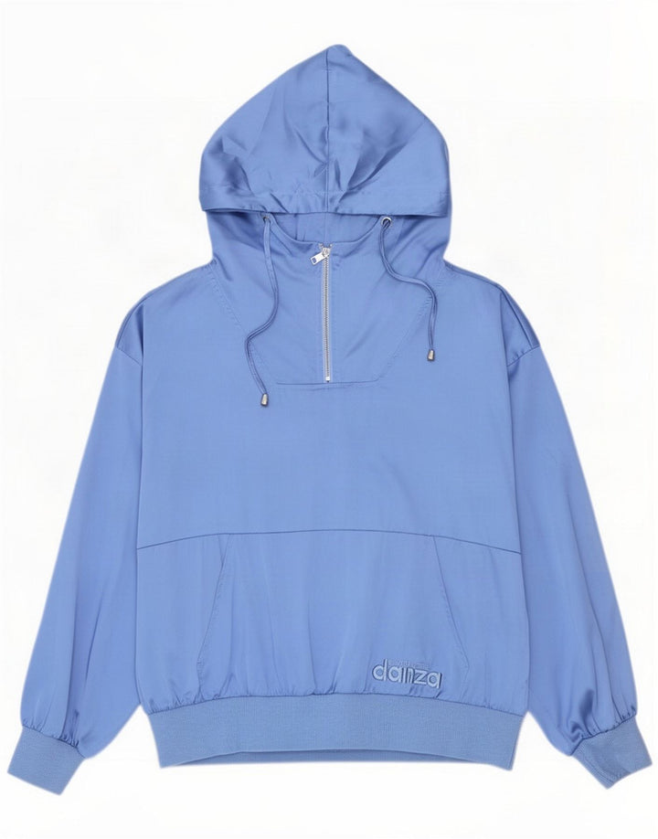 danza Womens Oversized Pullover Tracksuit Top Jacket UK 14 Medium Blue