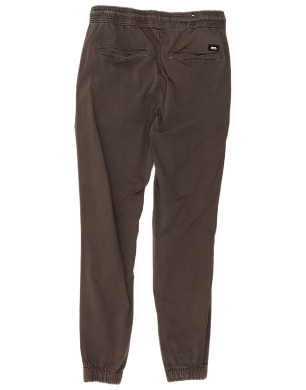 Zara Mens Joggers Chino Trousers Small W30 L28 Grey Cotton