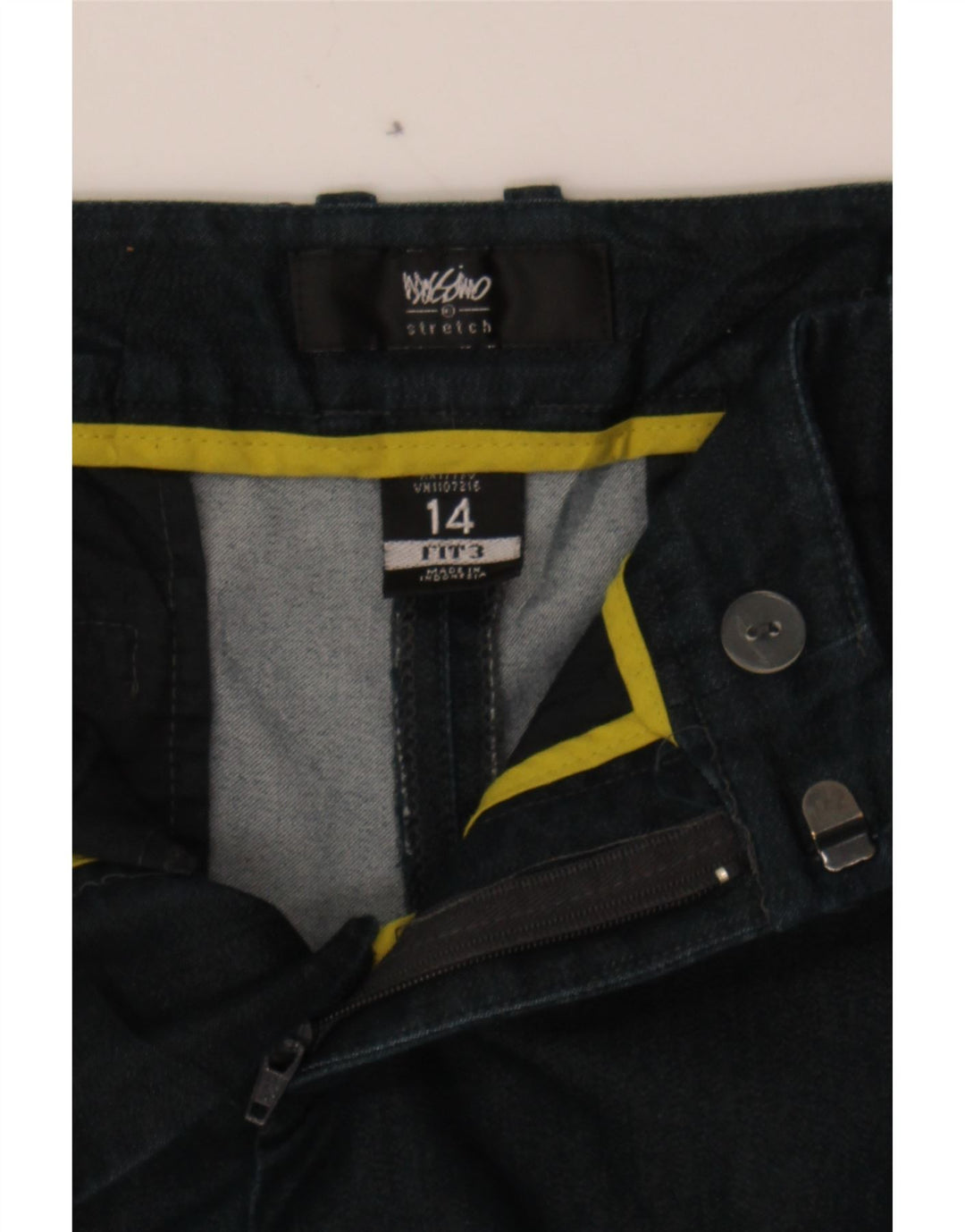 MOSSIMO Womens Casual Shorts US 14 XL W36 Navy Blue Cotton Vintage Mossimo and Second-Hand Mossimo from Messina Hembry 