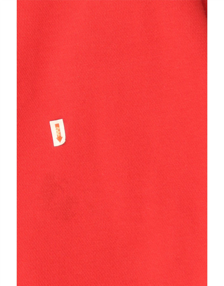 Champion Mens Graphic Sweatshirt Jumper Large Red Cotton