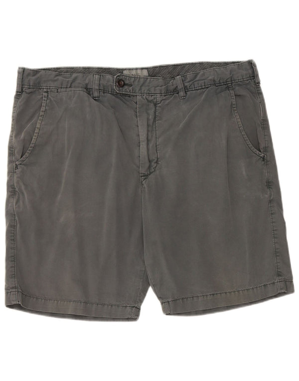 Marks & Spencer Womens Chino Shorts W36 Large Grey Cotton