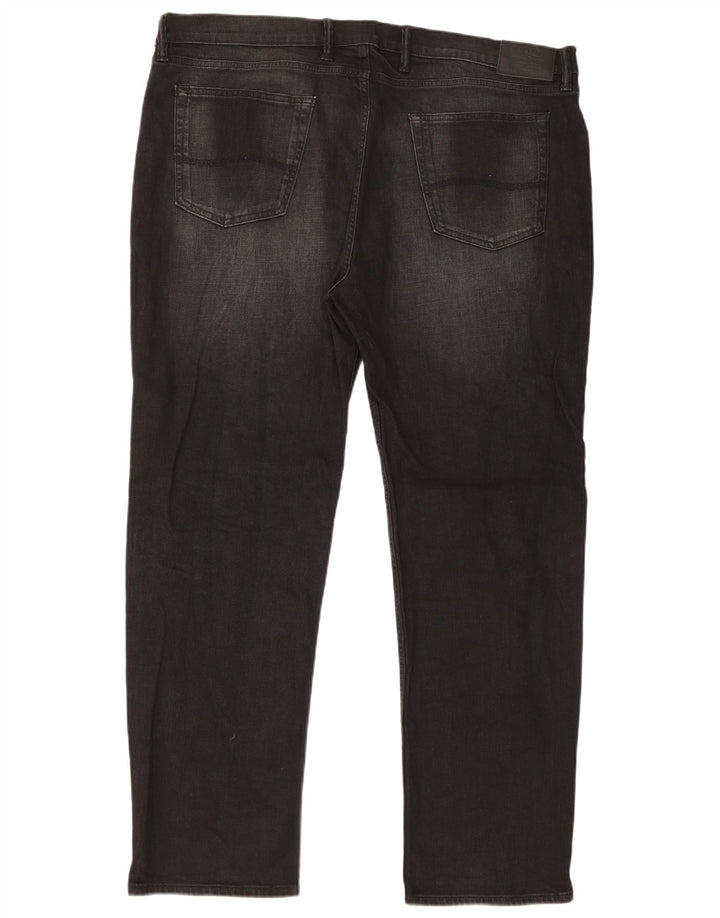 Marks & Spencer Mens Straight Jeans W44 L31 Black Cotton