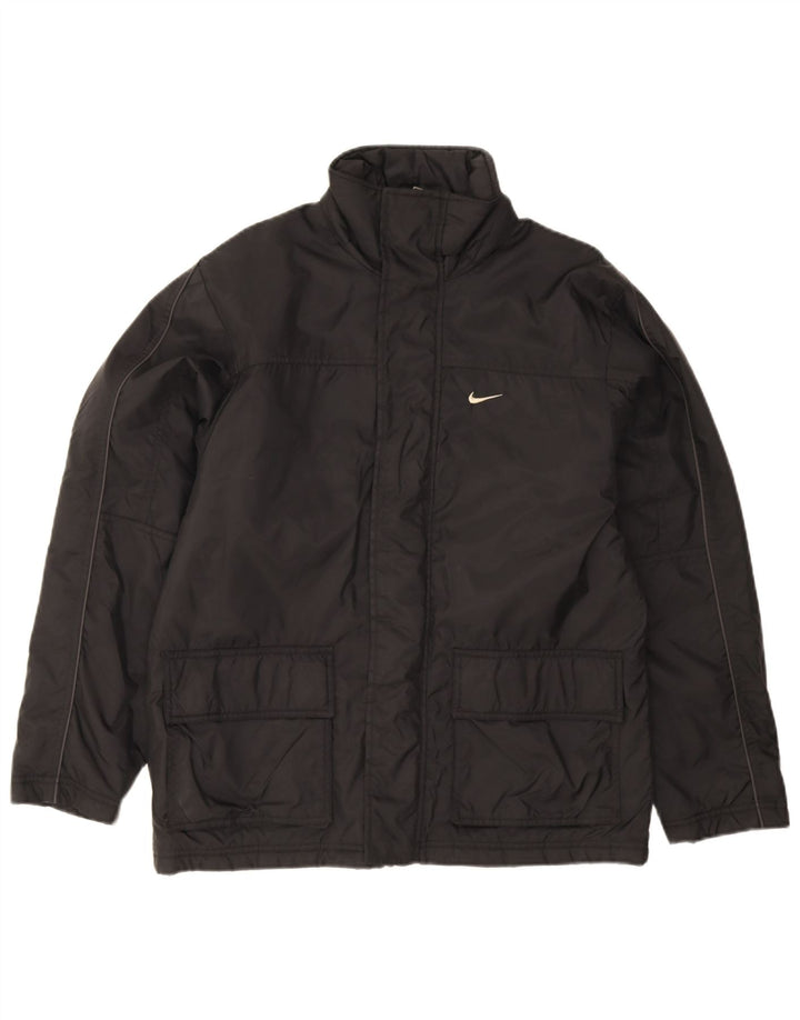 Nike Mens Padded Jacket UK 36/38 Small Black Nylon