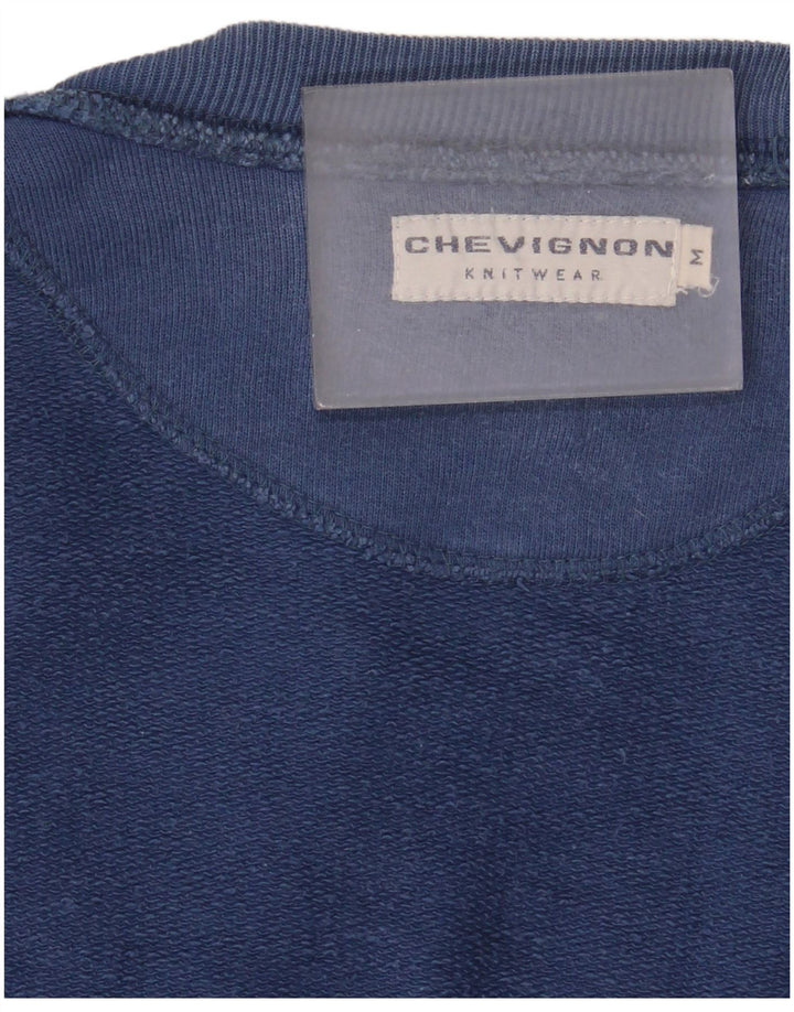 Chevignon Mens Graphic Regular Fit Sweatshirt Jumper Medium Blue