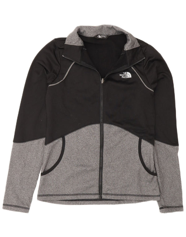 The North Face Womens Tracksuit Top Jacket UK 10 Small Black Colourblock