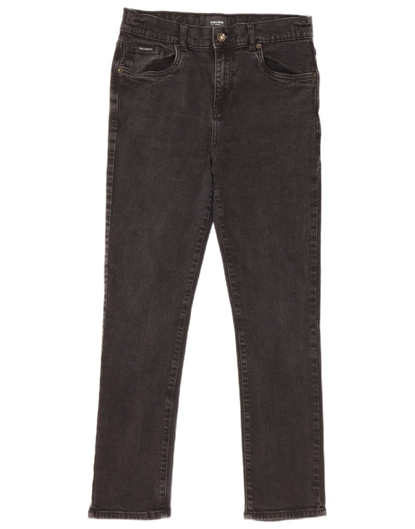 Lyle & Scott Boys Slim Jeans 14-15 Years Black Cotton