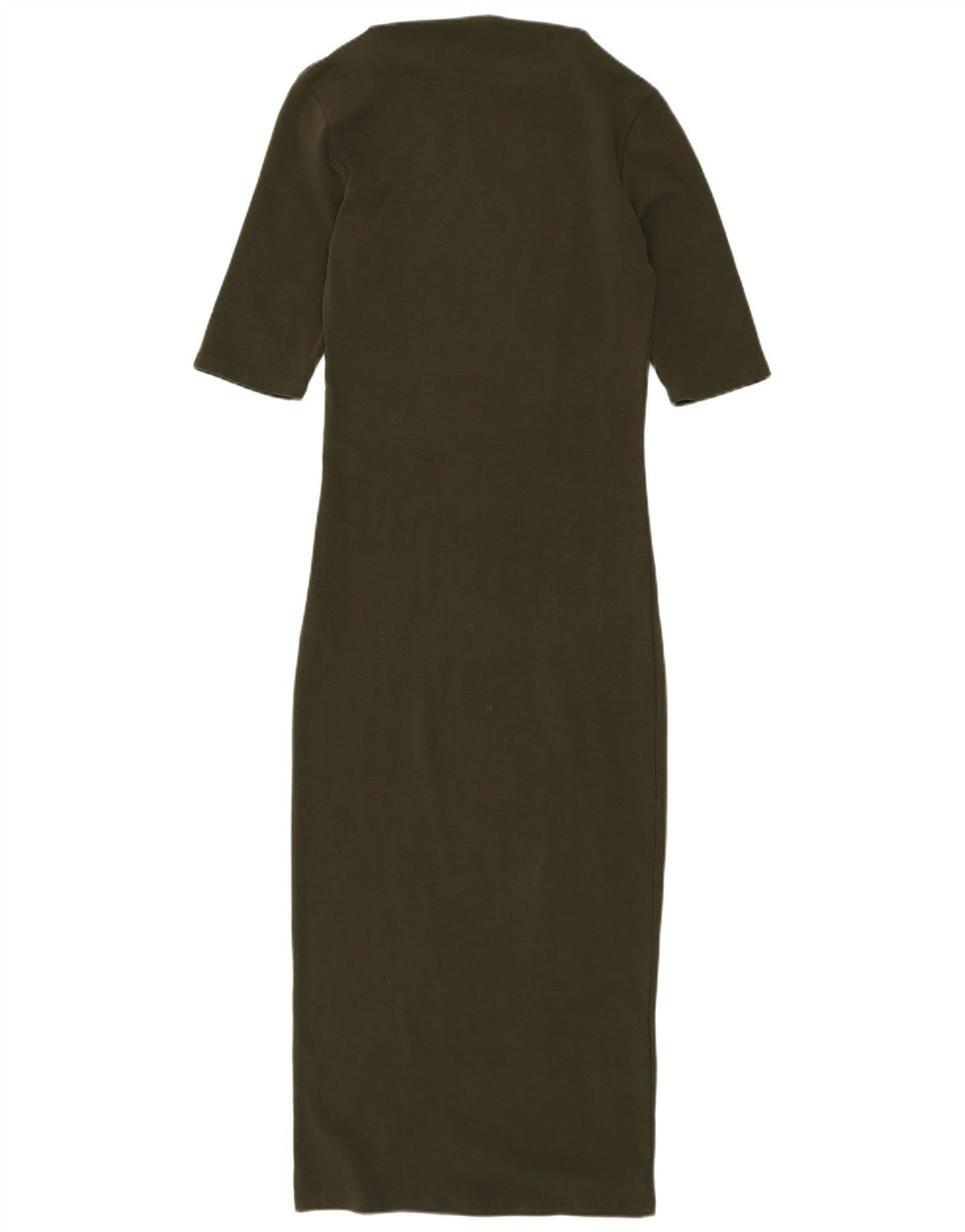 Zara Womens Maxi Dress UK 8 Small Khaki