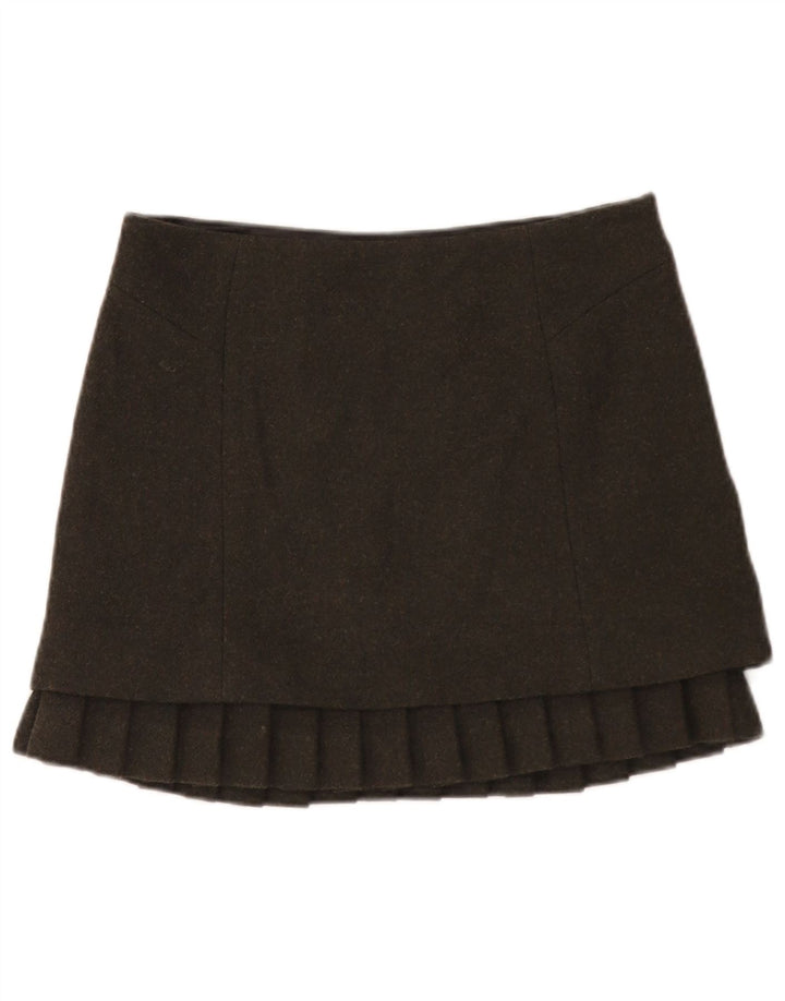 Jigsaw Womens Mini Skirt UK 12 Medium W31  Khaki