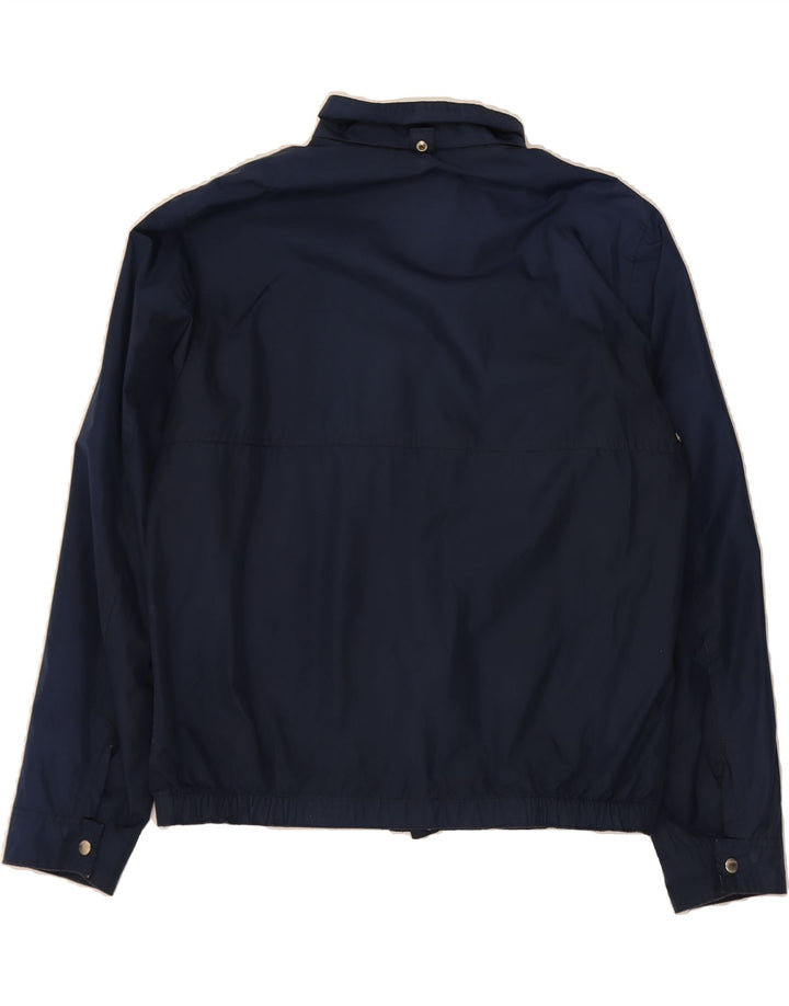 MARINA YACHTING Mens Bomber Jacket IT 54 2XL Navy Blue Polyester Vintage Marina Yachting and Second-Hand Marina Yachting from Messina Hembry 