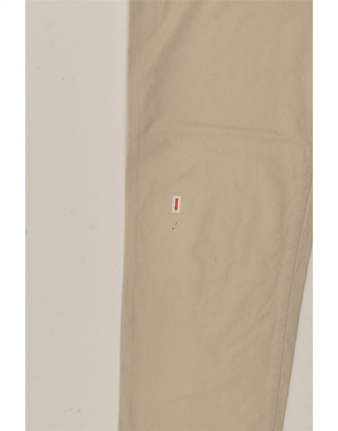 MASH Mens Slim Casual Trousers IT 50 Large W32 L29  Beige Cotton | Vintage Mash | Thrift | Second-Hand Mash | Used Clothing | Messina Hembry 