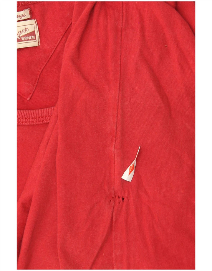 Tommy Hilfiger Mens T-Shirt Top XL Red