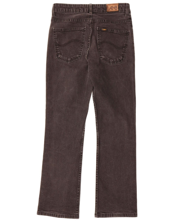 Lee Womens Cameron Straight Jeans W30 L28 Black Cotton