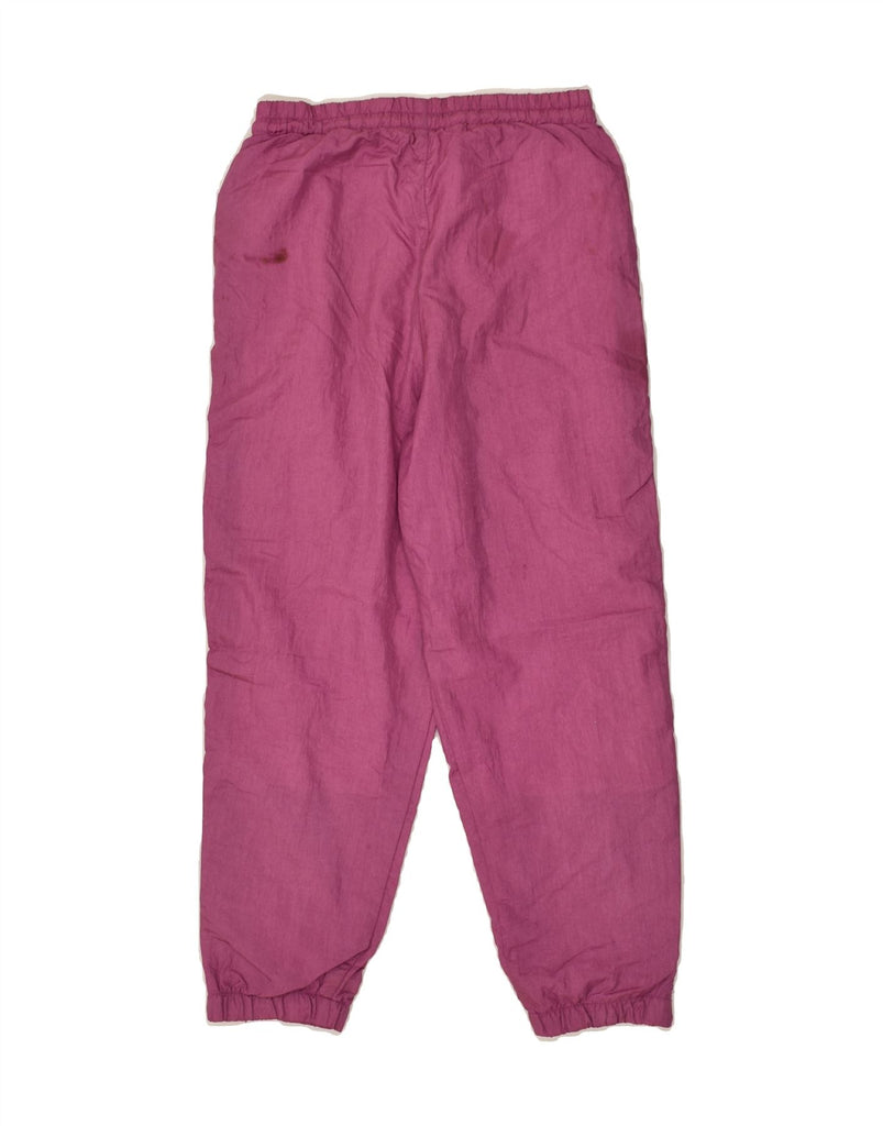 KAPPA Girls Graphic Tracksuit Trousers Joggers 7-8 Years Pink Nylon | Vintage Kappa | Thrift | Second-Hand Kappa | Used Clothing | Messina Hembry 