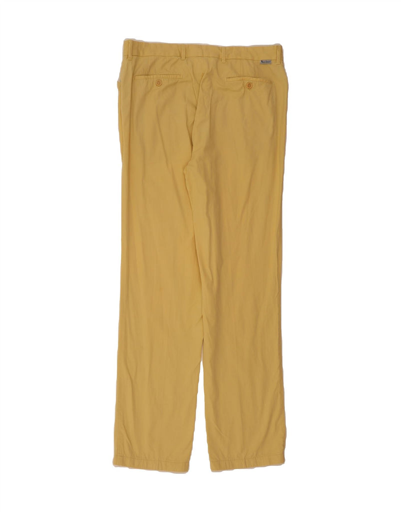AQUASCUTUM Womens Straight Casual Trousers IT 52 2XL W34 L33 Beige Vintage Aquascutum and Second-Hand Aquascutum from Messina Hembry 