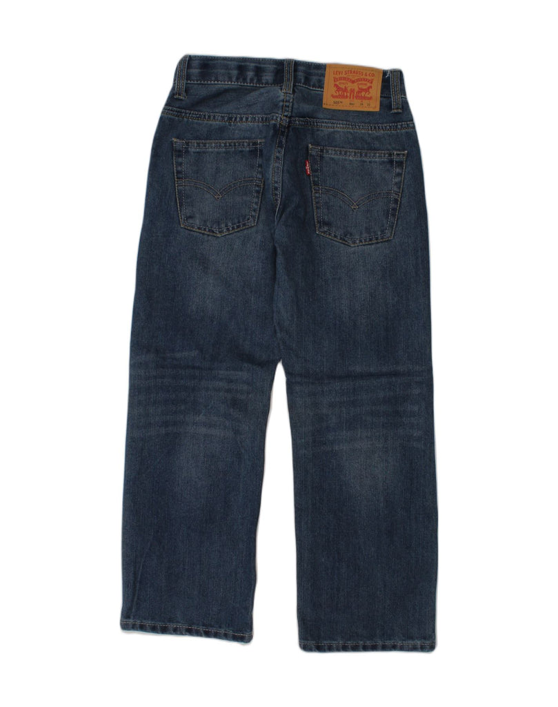 LEVI'S Boys 505 Wide Leg Jeans 7-8 Years W24 L22 Blue Cotton | Vintage Levi's | Thrift | Second-Hand Levi's | Used Clothing | Messina Hembry 