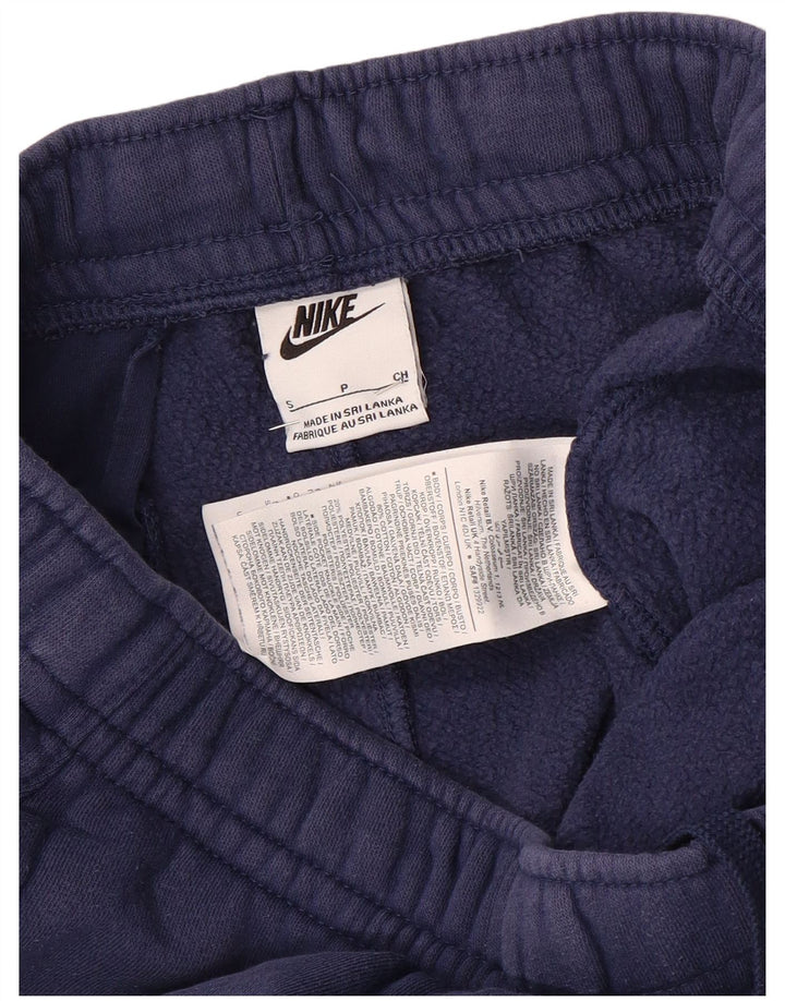Nike Mens Tracksuit Trousers Joggers Small  Navy Blue Cotton