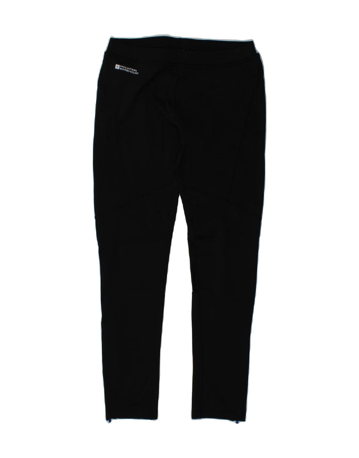 MOUNTAIN WAREHOUSE Womens Tracksuit Trousers UK 14 Large  Black Polyester Vintage Mountain Warehouse and Second-Hand Mountain Warehouse from Messina Hembry 