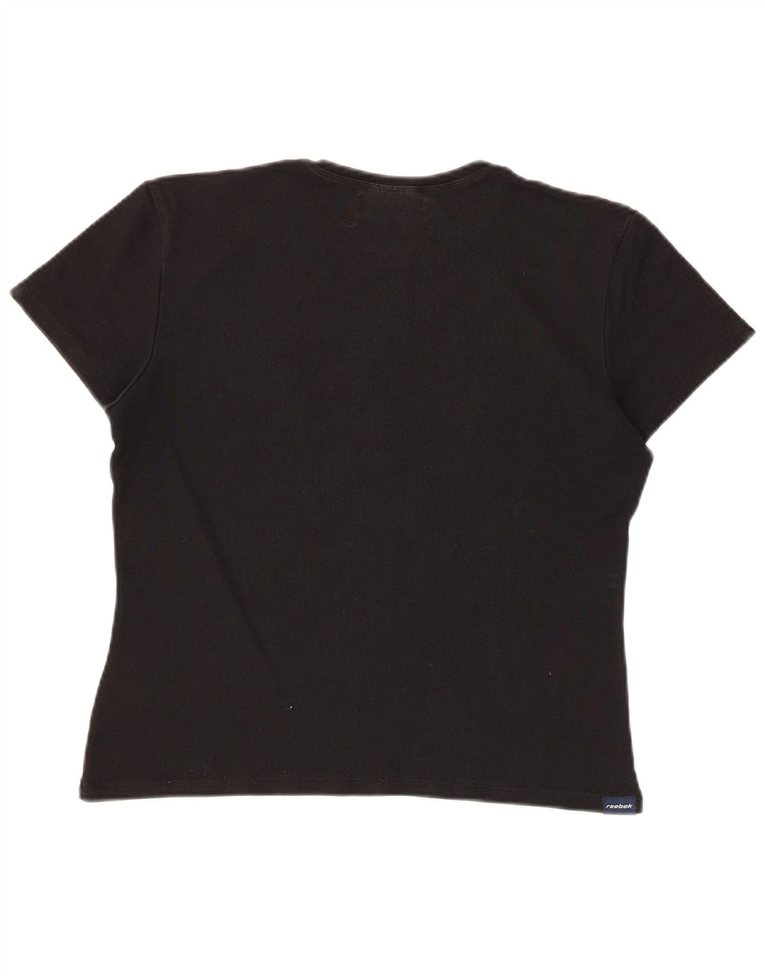 Reebok Womens T-Shirt Top UK 14 Large Black