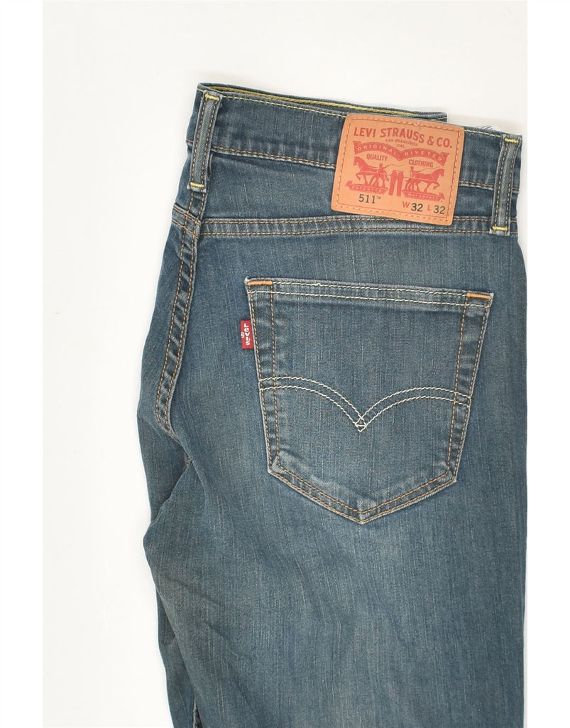 LEVI'S Mens 511 Tapered Jeans W32 L32  Blue Cotton | Vintage Levi's | Thrift | Second-Hand Levi's | Used Clothing | Messina Hembry 