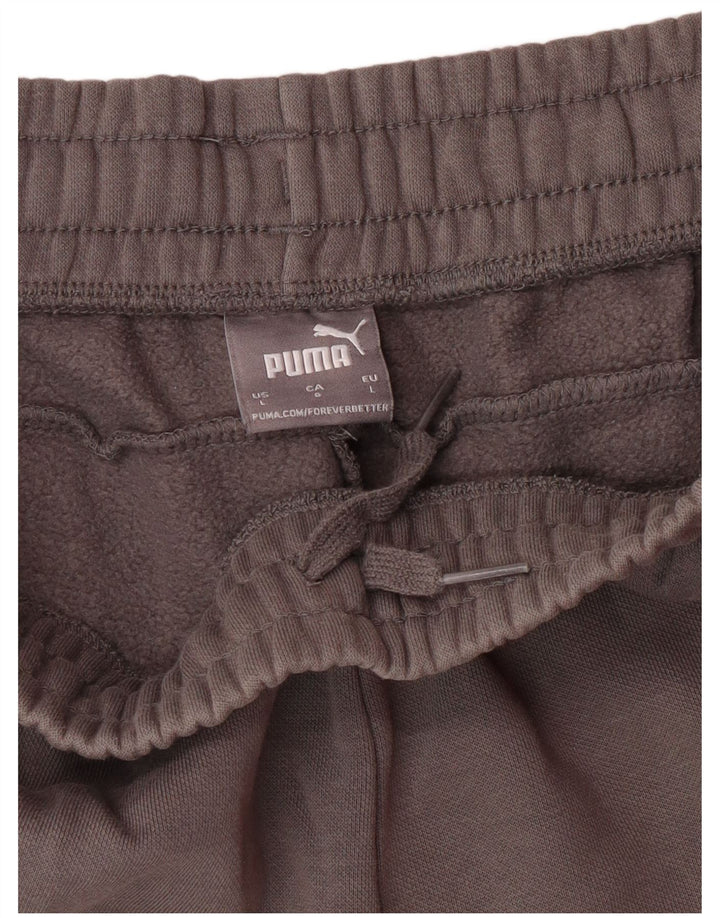 Puma Mens Graphic Sport Shorts Large Grey Cotton