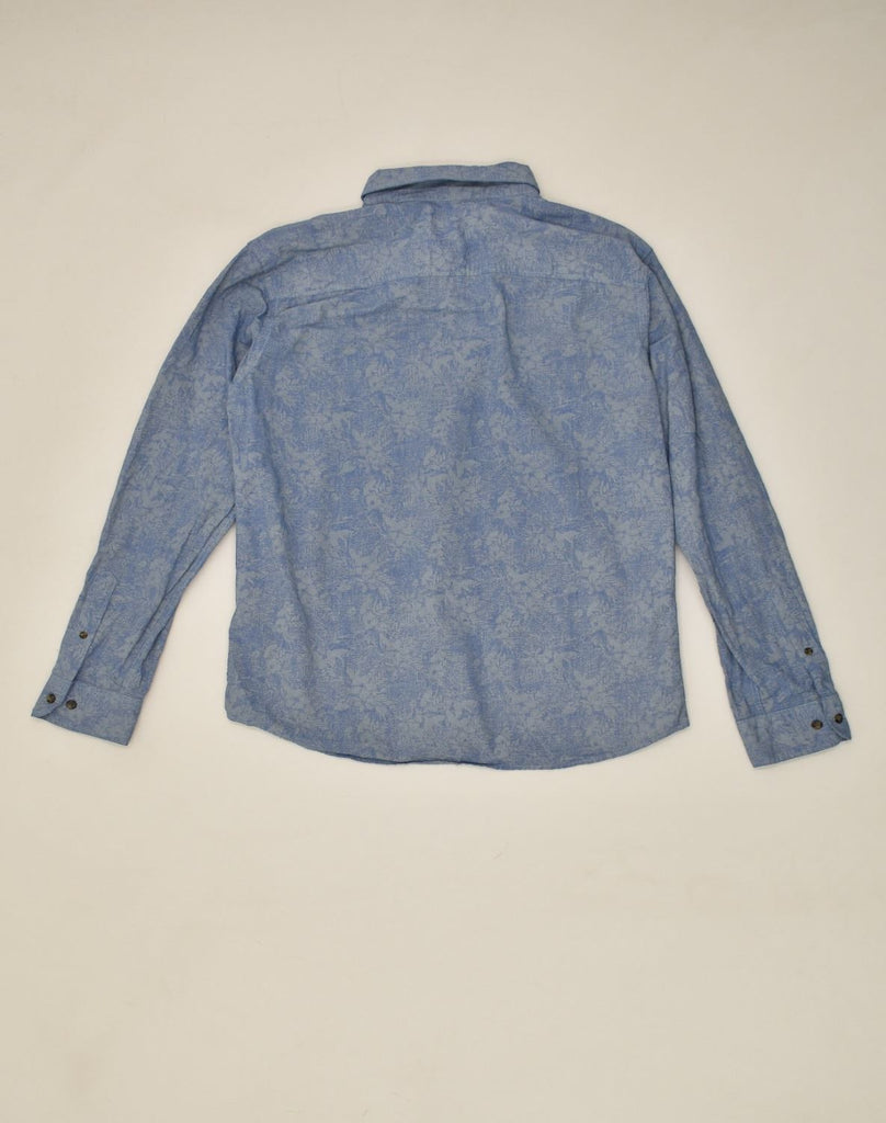 JACK & JONES Mens Shirt Small Blue Floral Cotton | Vintage Jack & Jones | Thrift | Second-Hand Jack & Jones | Used Clothing | Messina Hembry 