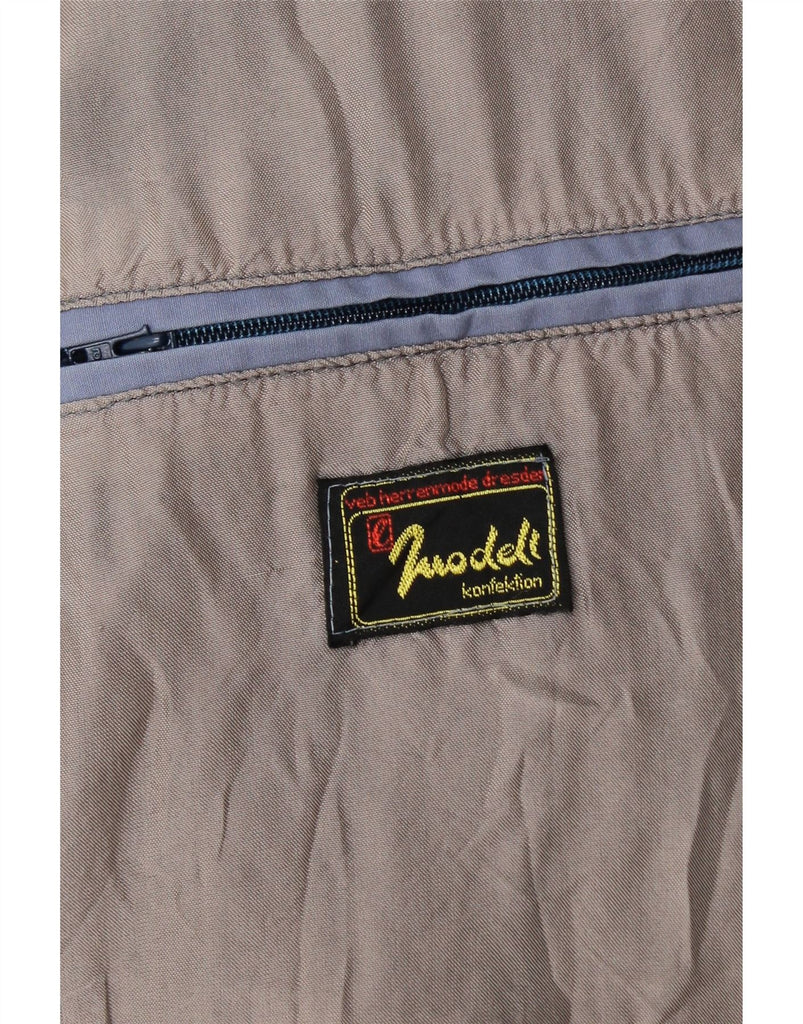 VINTAGE Mens Bomber Jacket UK 42 XL Blue Vintage Vintage and Second-Hand Vintage from Messina Hembry 