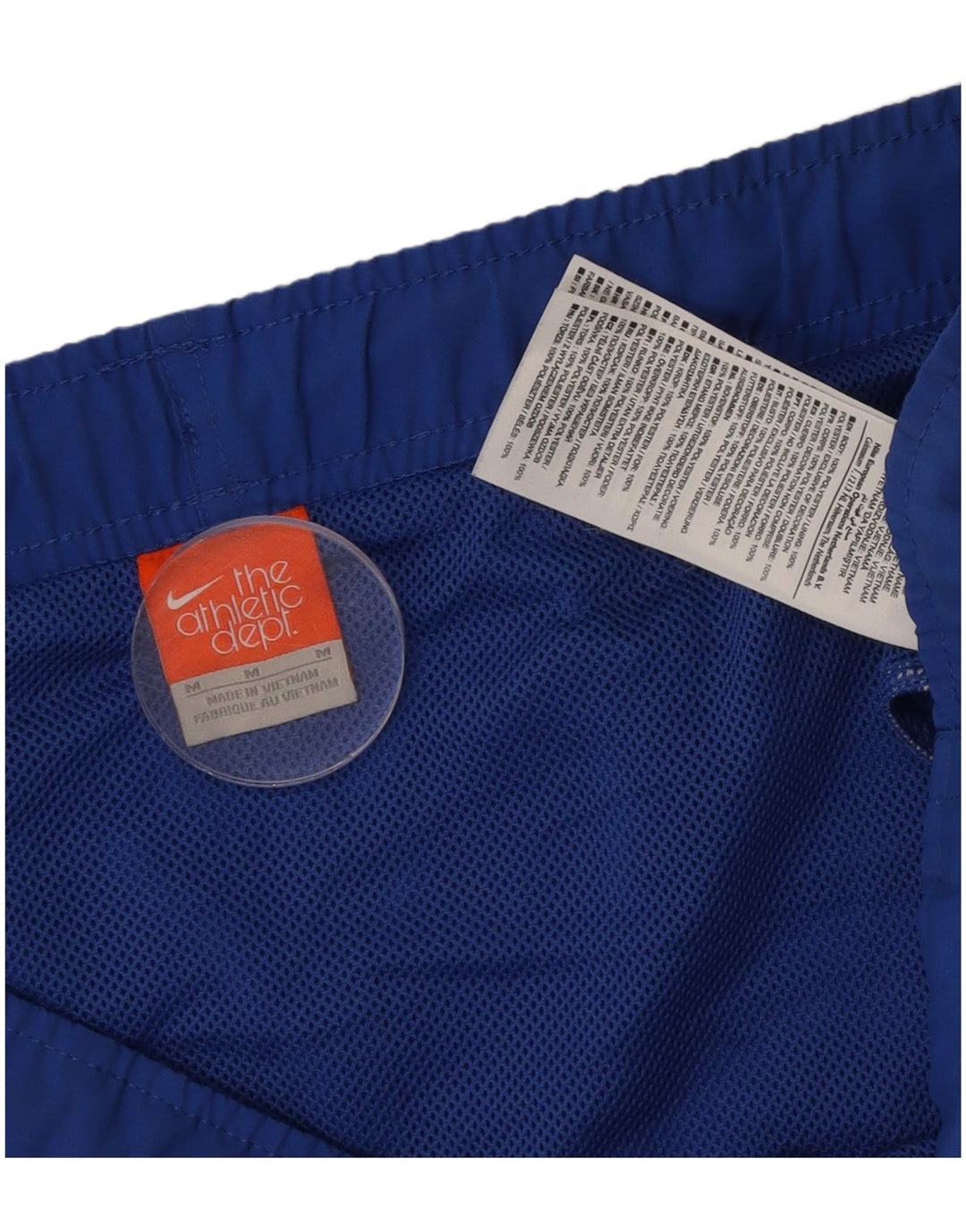 Nike Mens Graphic Sport Shorts Medium  Blue Colourblock Polyester