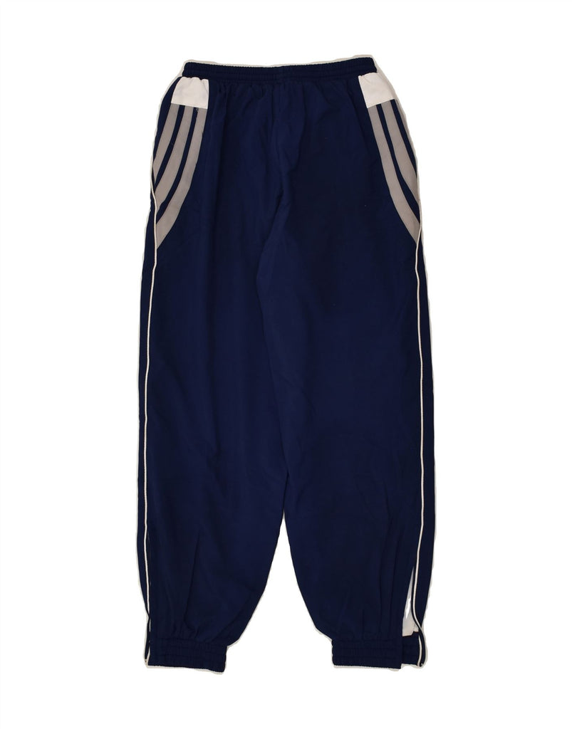 ADIDAS Boys Tracksuit Trousers Joggers 9-10 Years Navy Blue Polyester | Vintage Adidas | Thrift | Second-Hand Adidas | Used Clothing | Messina Hembry 