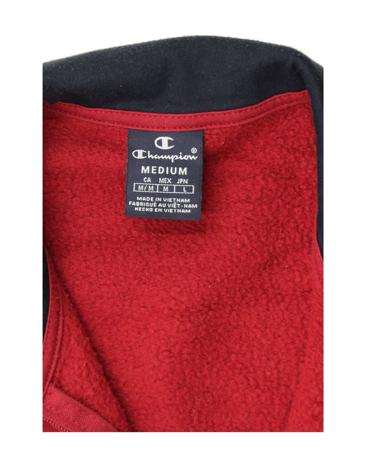 CHAMPION Mens Tracksuit Top Jacket Medium Red Colourblock Vintage Champion and Second-Hand Champion from Messina Hembry 
