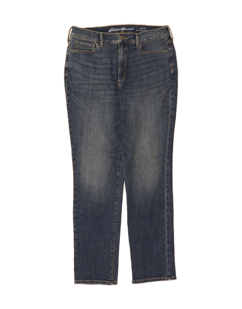 EDDIE BAUER Womens Revival High Rise Straight Jeans US 14 XL W32 L31 Blue Vintage Eddie Bauer and Second-Hand Eddie Bauer from Messina Hembry 
