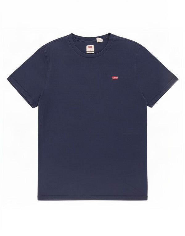 Levi's Mens Standard T-Shirt Top Medium Navy Blue Cotton