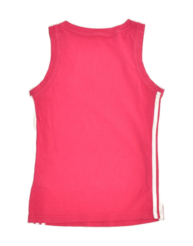 ADIDAS Womens Vest Top UK 8 Small Pink Cotton | Vintage Adidas | Thrift | Second-Hand Adidas | Used Clothing | Messina Hembry 