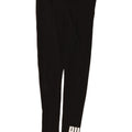 Puma Womens Graphic Leggings UK 8 Small Black Cotton