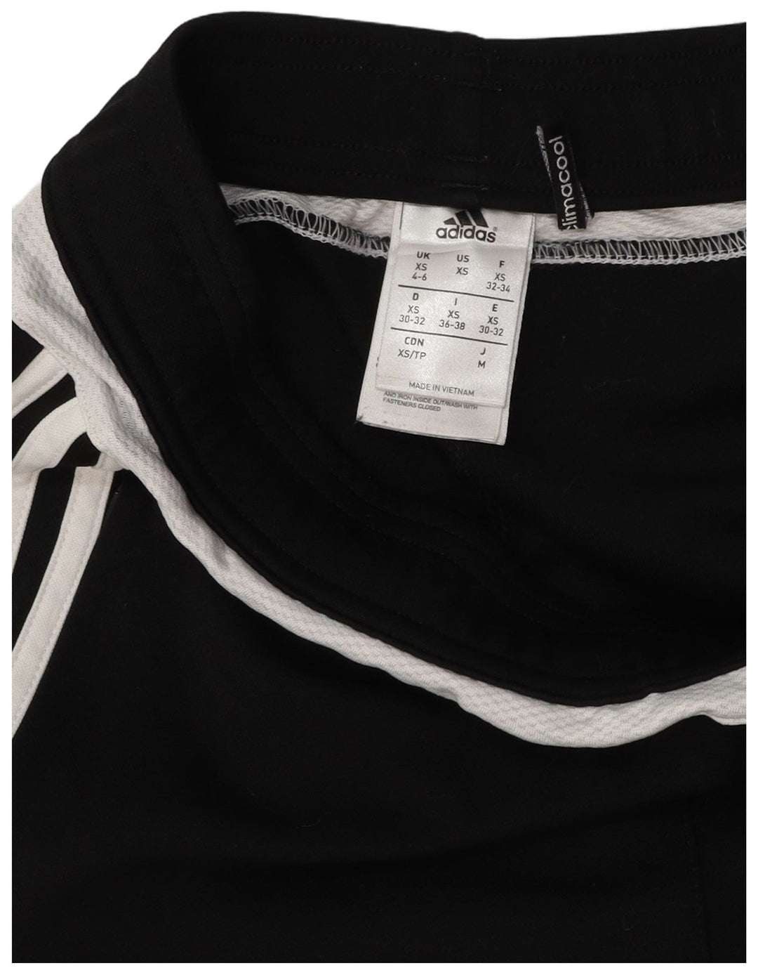 ADIDAS Womens Climacool Leggings UK 4/6 XS Black Polyester