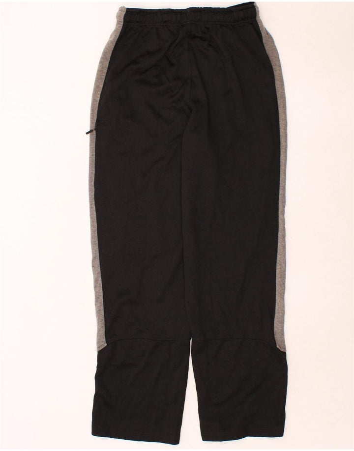 RUSSELL ATHLETIC Mens Tracksuit Trousers Small Black Colourblock Polyester Vintage Russell Athletic and Second-Hand Russell Athletic from Messina Hembry 