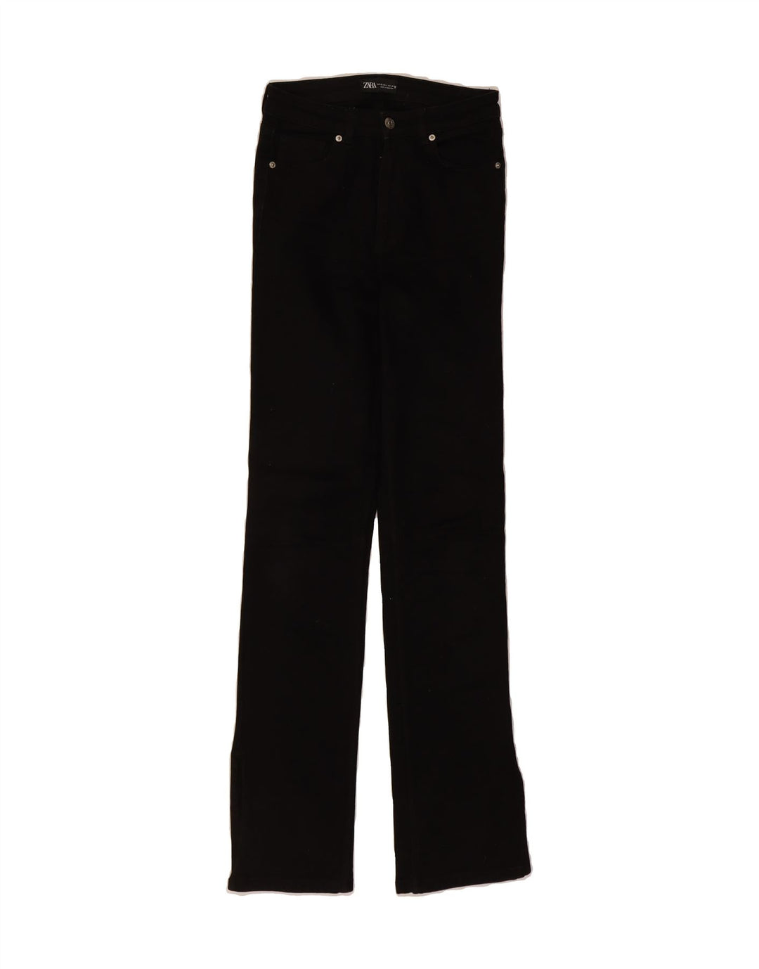 ZARA Womens Bootcut Jeans EU 36 XS W26 L33 Black Cotton Vintage Zara and Second-Hand Zara from Messina Hembry 