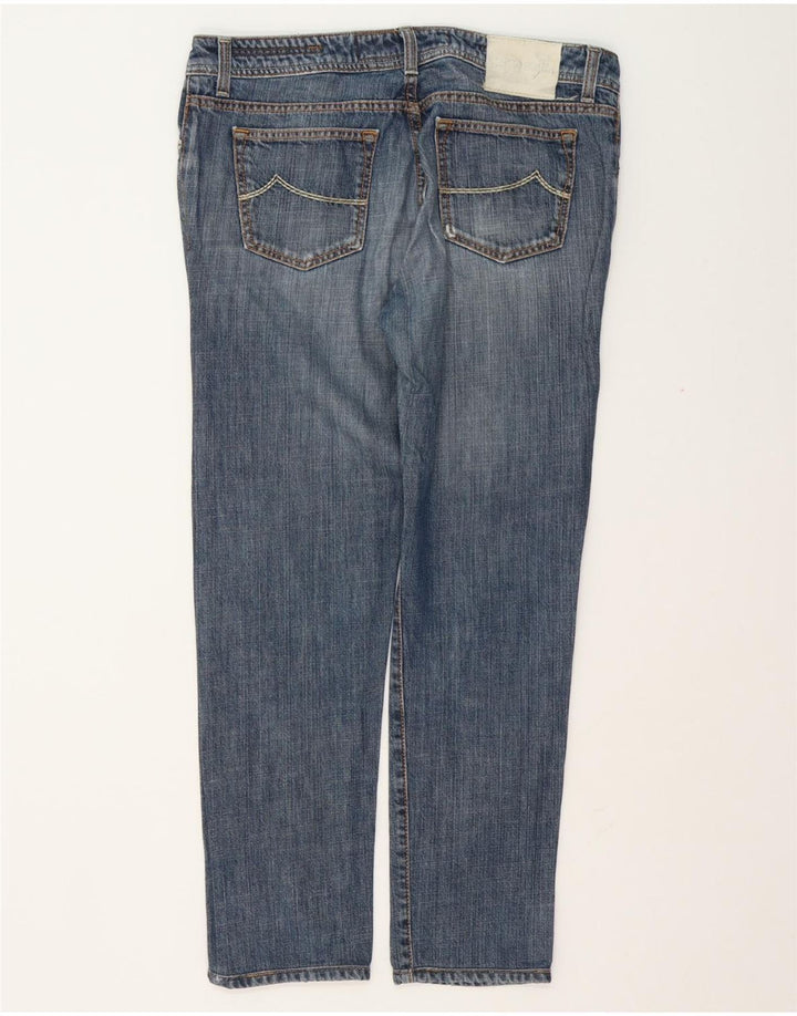 JACOB COHEN Mens Straight Jeans W36 L29  Blue Cotton