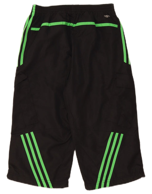 Adidas Girls Clima 365 Bermuda Sport Shorts 12-13 Years Black Colourblock