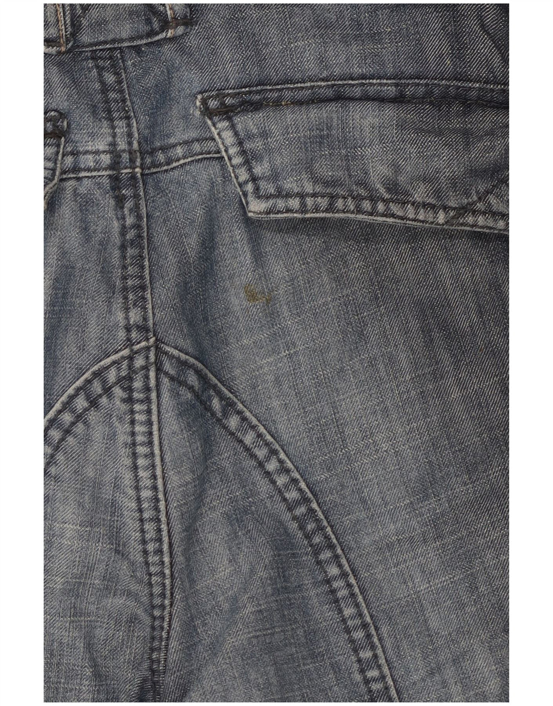 Fat Face Mens Denim Bermuda Shorts W32 Medium  Blue Cotton