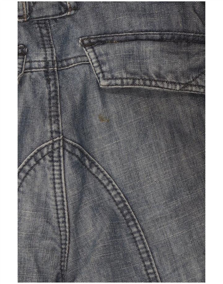 Fat Face Mens Denim Bermuda Shorts W32 Medium  Blue Cotton