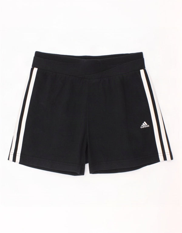 Adidas Girls Sport Shorts 15-16 Years Black Cotton
