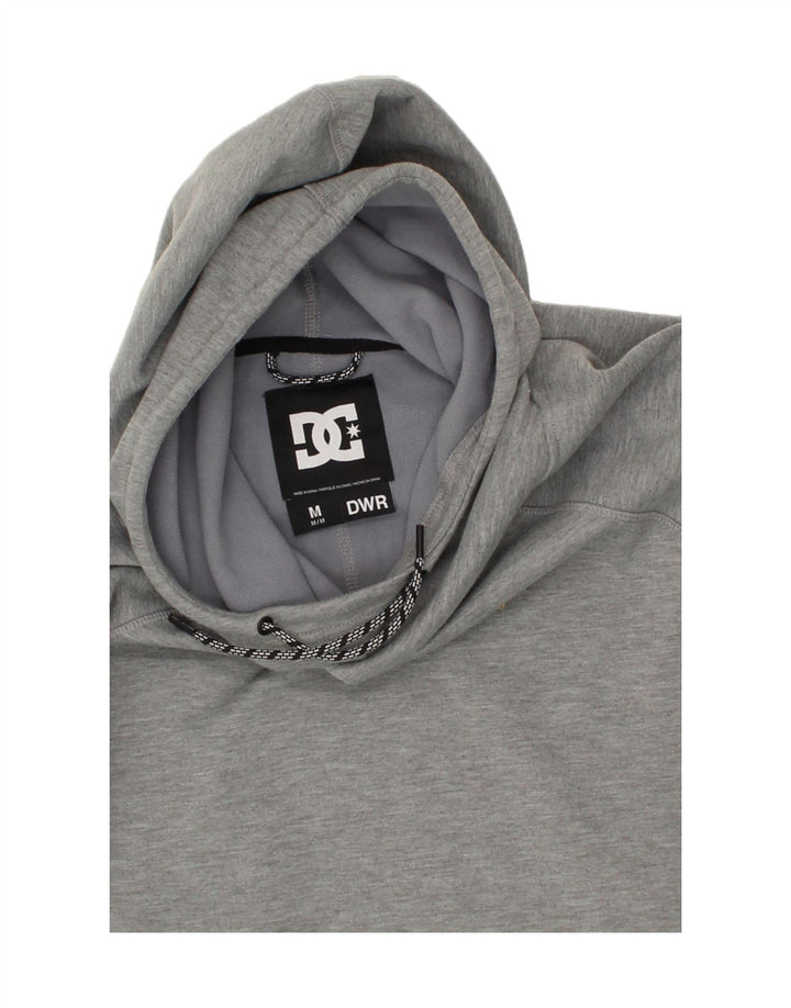DC Womens Hoodie Jumper UK 14 Medium Grey Polyester Vintage DC and Second-Hand DC from Messina Hembry 