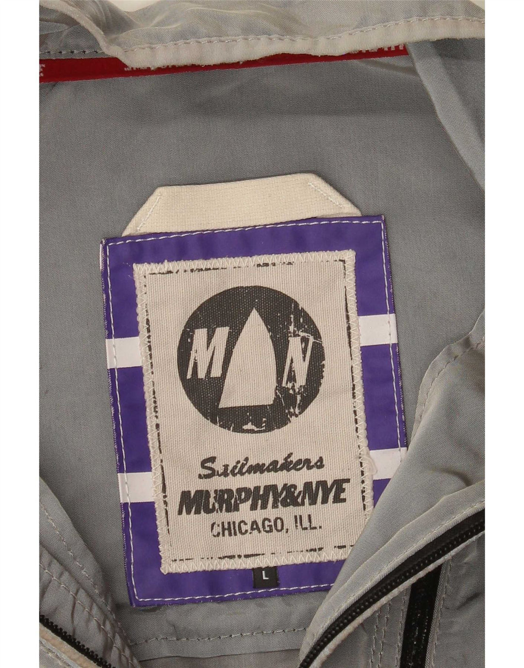 Murphy & Nye Mens Utility Jacket UK 40 Large Grey Colourblock