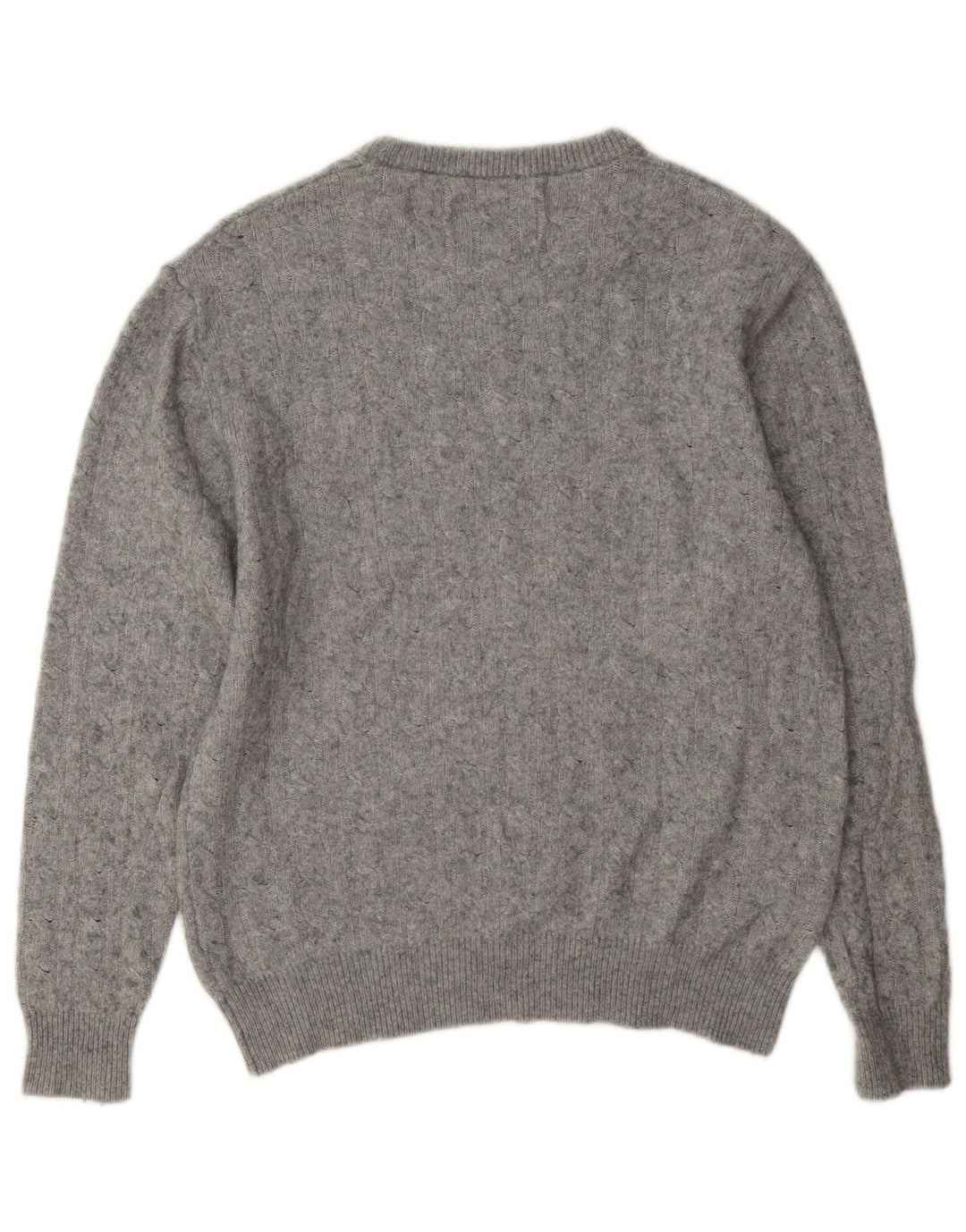 Jack Wills Womens Crew Neck Jumper Sweater UK 14 Large Grey Wool