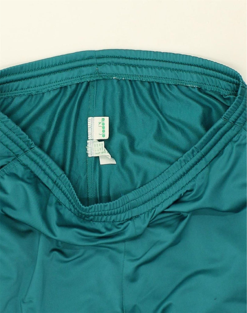 DIADORA Mens Tracksuit Trousers UK 48 2XL Green Polyester | Vintage Diadora | Thrift | Second-Hand Diadora | Used Clothing | Messina Hembry 